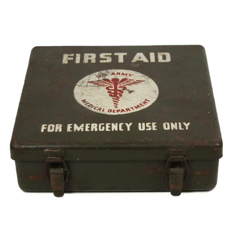 Kit, First-Aid, Motor Vehicle, 24-Unit, 1st Type, 1942