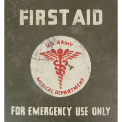 Kit, First-Aid, Motor Vehicle, 24-Unit, 1st Type, 1942