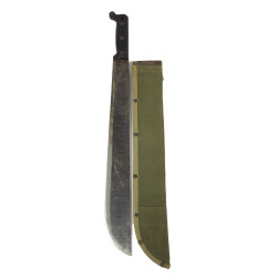 Machete, M-1942, TRUE TEMPER 1944, with Canvas Scabbard, BOYT -44-