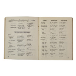 Livret, French Phrase Book, TM 30-602, 28 septembre 1943