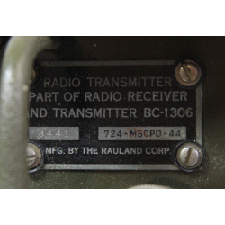 Poste radio BC-1306 (SCR-694), 1944