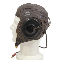 Helmet, Flying, Type A-11, Large, with ANB-H-1 Receivers, USAAF