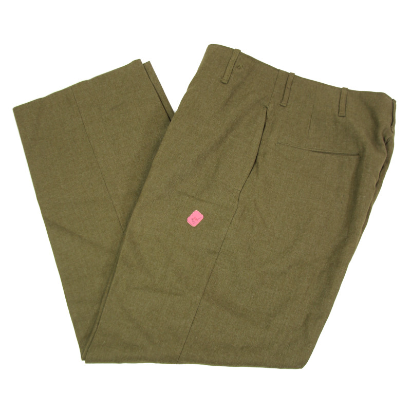 Trousers, Field, Wool Serge, Special, 34 x 31, 1943, Mint