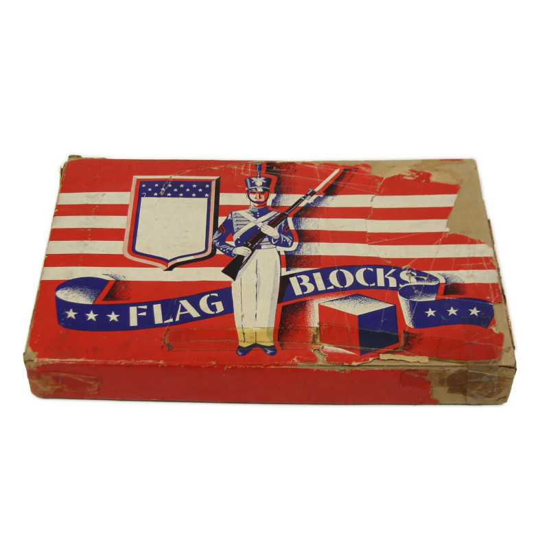 Puzzle, Patriotic, Wooden, Flag Blocks, 48-Star Flag, Complete