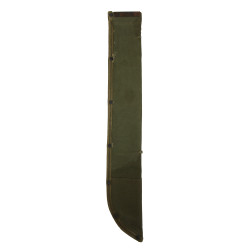 Machete, M-1942, TRUE TEMPER 1944, with Canvas Scabbard, SCHELL LEA. GDS. CO. INC. 1944