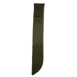 Machete, M-1942, TRUE TEMPER 1944, with Canvas Scabbard, SCHELL LEA. GDS. CO. INC. 1944