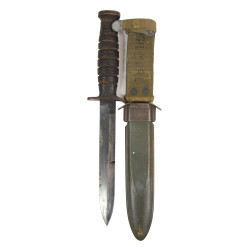 Knife, Trench, USM3, CASE 1943 on Blade, with USM8 Scabbard, 1st type