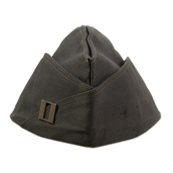 Cap, Garrison, Officer, US Navy, Gray, Lieutenant, Size 7 1/8