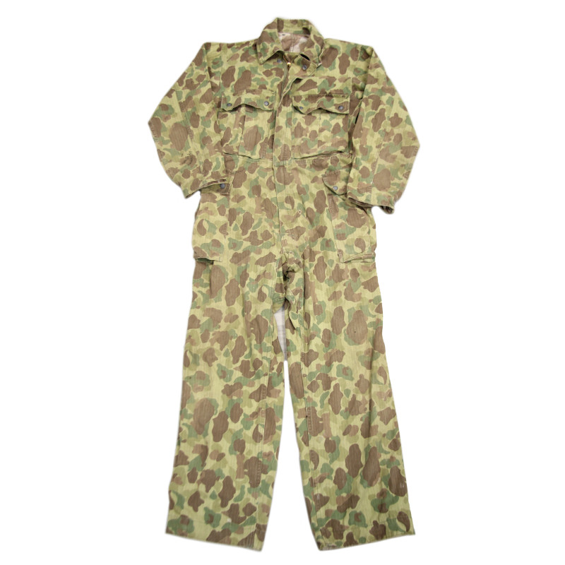 Coverall, HBT (Herringbone Twill), Camouflage, US Army & USMC