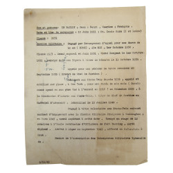 Documents, 2nd Lt. Jean Le Bailly, French Tactical Liaison Officer, 4th Infantry Division, ETO