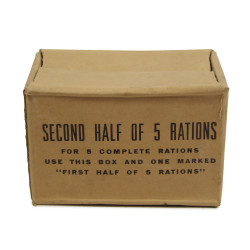 Carton, Second Half of 5 Rations, 1943