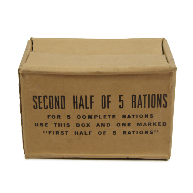 Carton, Second Half of 5 Rations, 1943