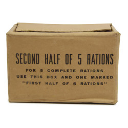 Carton, Second Half of 5 Rations, 1943