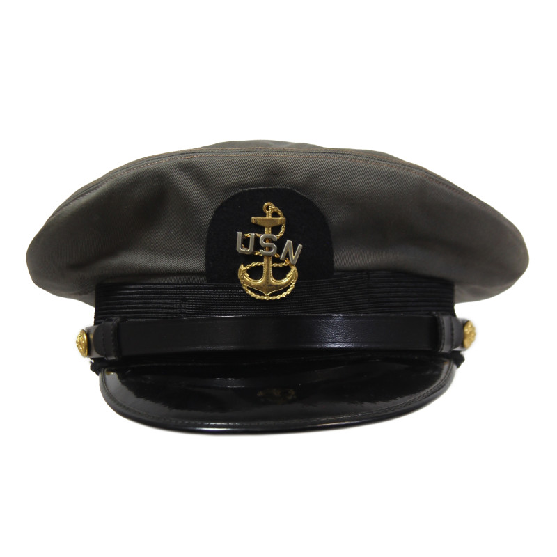 Casquette, Chief Petty Officer, US Navy, grise, taille 57