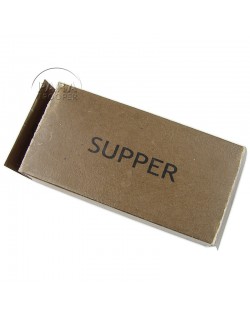 Ration K, Supper, 2e type