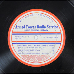 Disque, The Armed Forces Radio Service, Basic Musical Library, Vol. No. C-131 & C-132