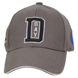 Cap, Baseball, D-Day, Grey