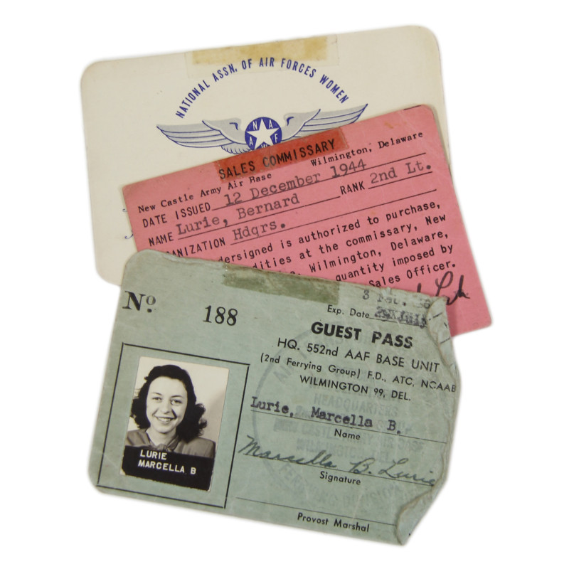 Personal Documents, 2nd Lt. Bernard Lurie, USAAF