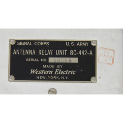 Boîtier relais pour antenne radio, BC-442-A, USAAF