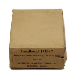 Headset, HB-7, for Receivers, ANB-H-1, 1942, in Box