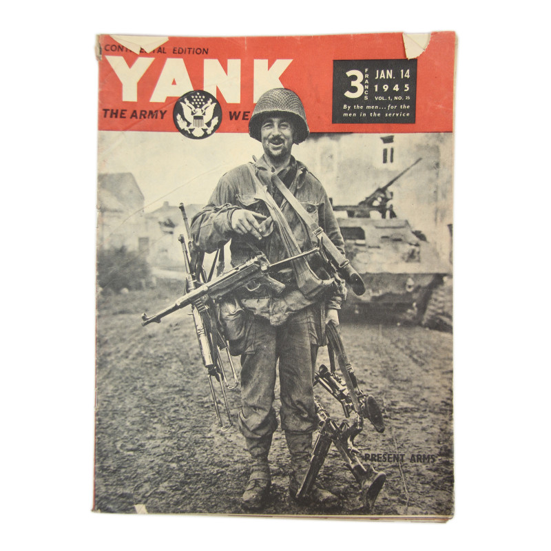 Magazine YANK, 14 janvier 1945, "Present Arms"