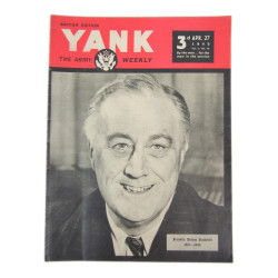 Magazine, YANK, April 27, 1945, Franklin Delano Roosevelt