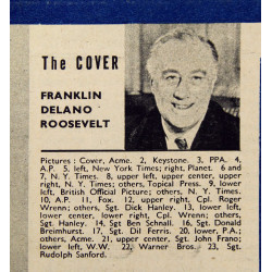 Magazine, YANK, April 27, 1945, Franklin Delano Roosevelt