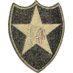 Insigne, 2nd Infantry Division, bord vert