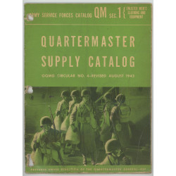 Booklet, Quartermaster Supply Catalog, August 1943
