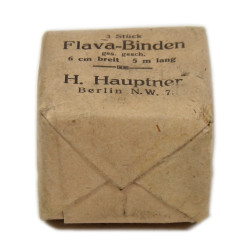 Packet, Three Bandages, German, 3 Stück Flava-Binden