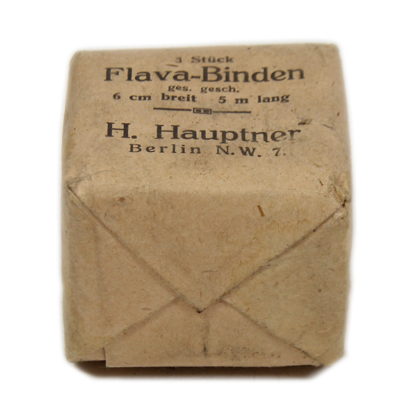 Packet, Three Bandages, German, 3 Stück Flava-Binden