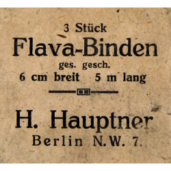 Packet, Three Bandages, German, 3 Stück Flava-Binden