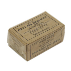 Pansement, Large First-Aid Dressing, US Army, Carlisle Model, Johnson & Johnson