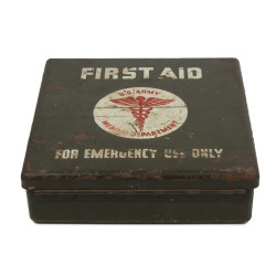 Boîte de premiers secours, First-Aid, 24-Unit, 1er type, 1942