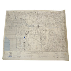 Map, Allied, LESSAY, Normandy, 1943
