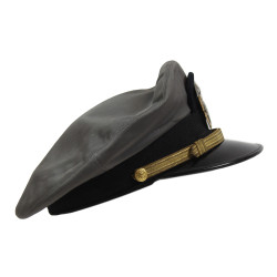 Cap, Officer, US Navy, Gray, Size 7 1/4