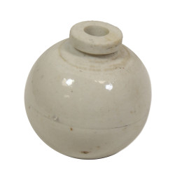 Grenade céramique, Type 4, blanche, japonaise
