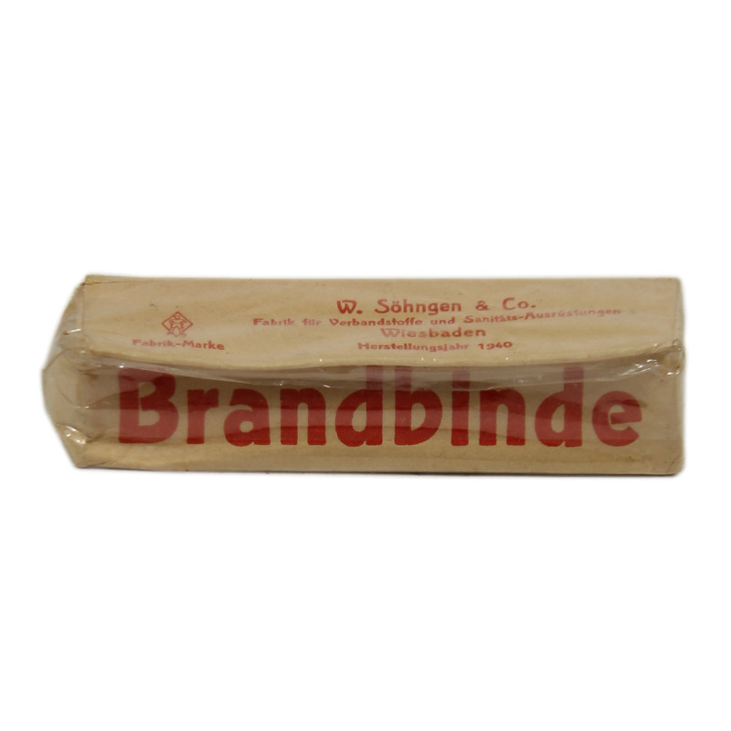 Bandage, Burn Treatment, German, 1940, Untouched