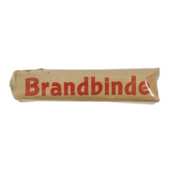 Bandage allemand, traitement des brûlures, Brandbinde, 1940, jamais ouvert