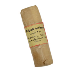 Bandage allemand, Schnell-verband, 1944, jamais ouvert