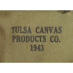 Étui de pelle pliante M-1943, 1er type, TULSA CANVAS PRODUCTS CO. 1943