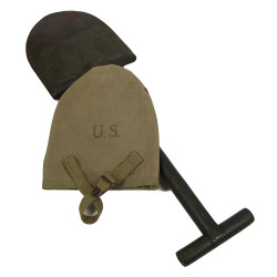 T-Shovel, M-1910 + Cover, B.B. CO. INC. 1942