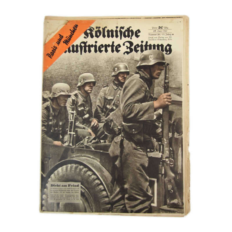 Magazine, Kölnische Illustrierte Zeitung, 27 juin 1940, Waffen-ᛋᛋ