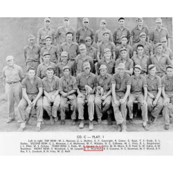 Bag, Duffle, US Navy, EM3c James Wuerthele, 8th Naval Construction Bn., Seabees, Aleutian Islands & Iwo Jima