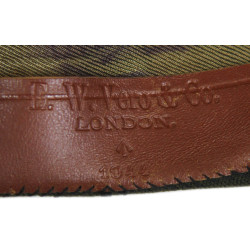 Calot officier, chocolat, taille 55, British-Made, E.W. Vero & Co., 1944