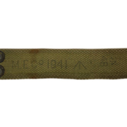 Bretelle en web pour Lee-Enfield, M.E. Co., 1941, blancotée