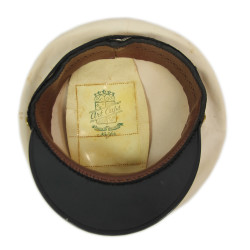 Casquette officier supérieur, US Navy, blanche, Art Caps, taille 58