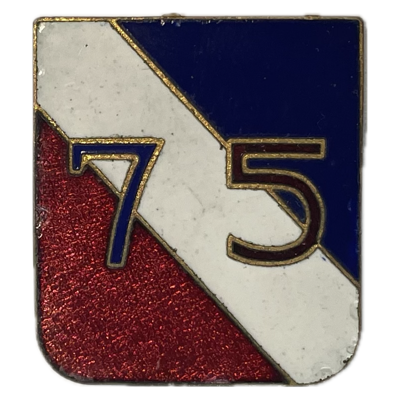 Crest, 75th Infantry Division, Ardennes, à épingle