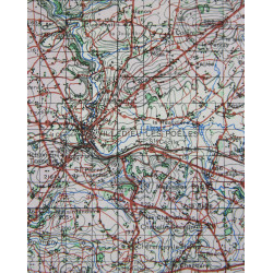 Map, British, ST LÔ-VIRE, Normandy, Battle of the Hedgerows, 1943