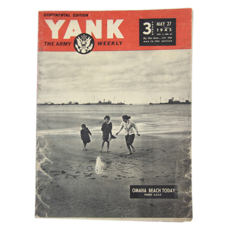 Magazine YANK, 27 mai 1945, "Omaha Beach Today"